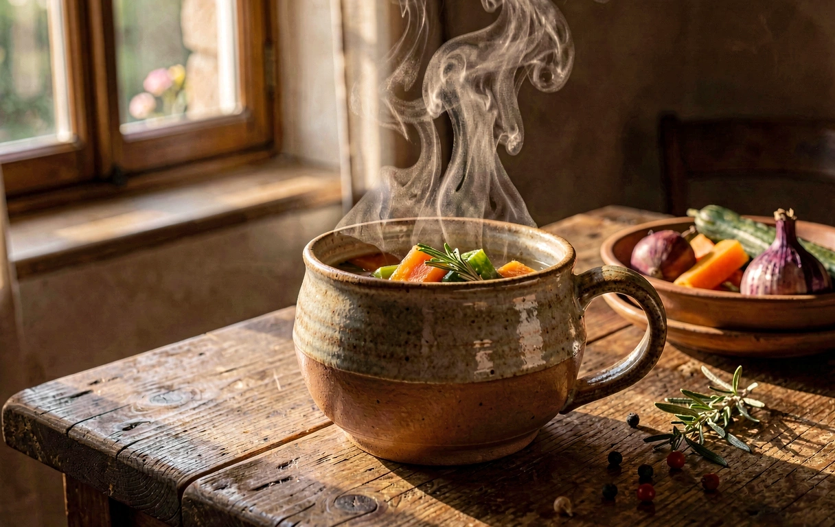 Caldo casero